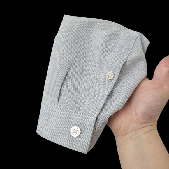 2/$20 Topman Classic Blue Buttons Down Shirt Size: Large - Picture 5 of 7